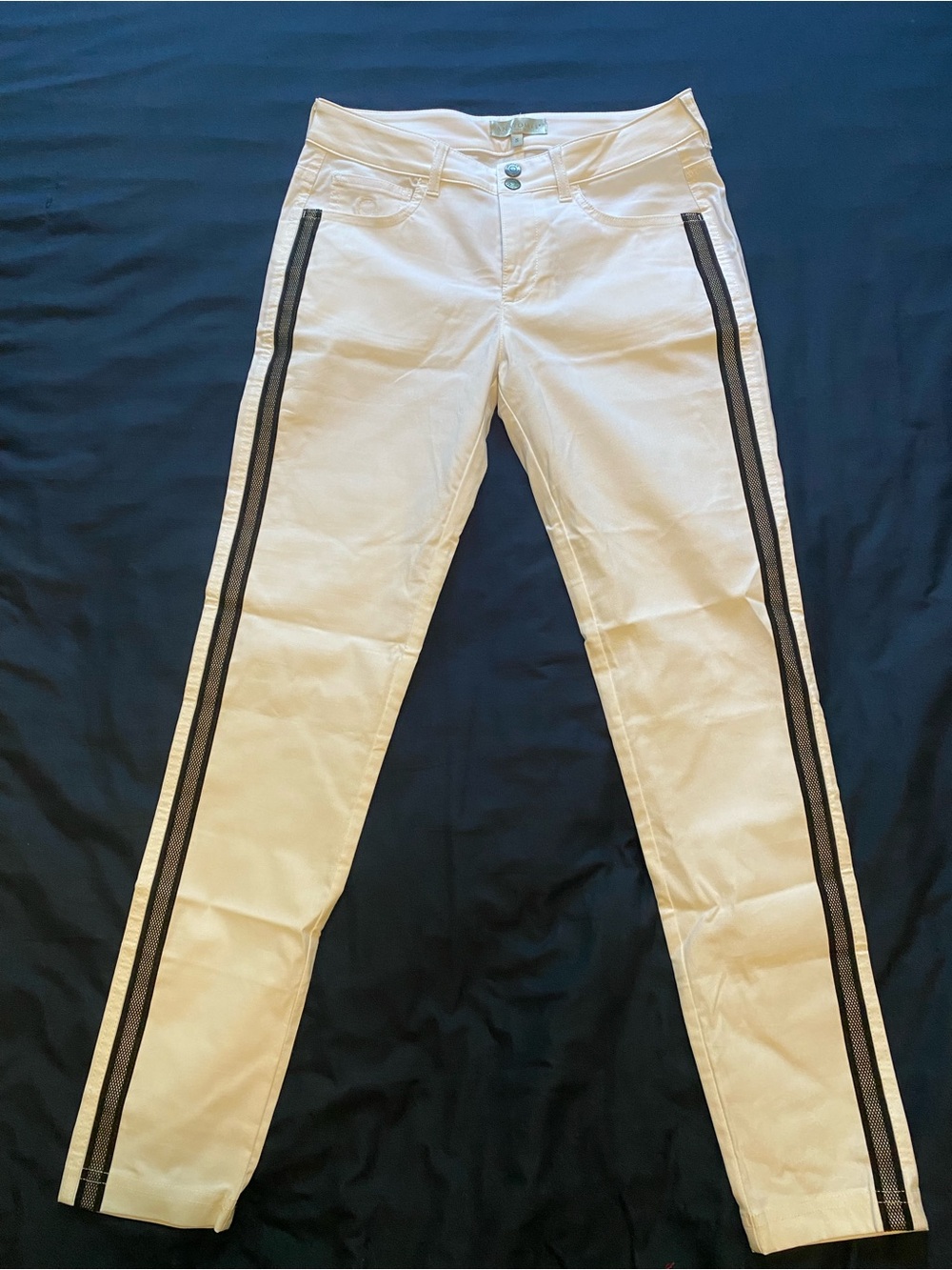 Anatomie White Button Front Pants